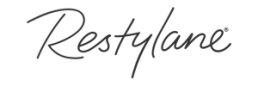 Restylane logo in sleek, cursive script.